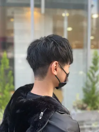 ミディアム カラー メンズ ⭐️髪質改善⭐️ 大野輝のヘアスタイル