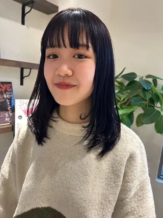 セミロング カラー カラーリスト IKUHOのヘアスタイル