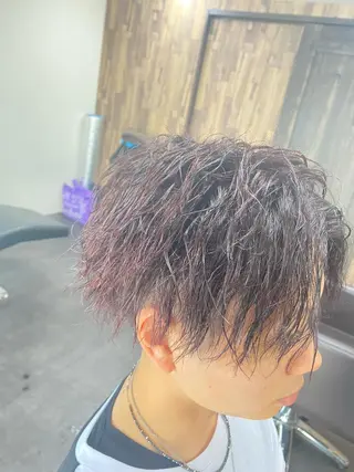 カラー パーマ メンズ 森田 滉平のヘアスタイル