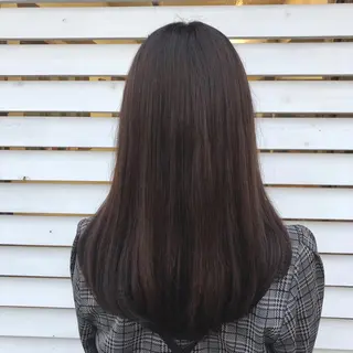 セミロング カラー 菅沢 奈生のヘアスタイル