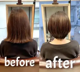 ショート *くせ毛に特化* 【yun】のヘアスタイル