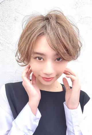 ショート 林 飛夕也のヘアスタイル