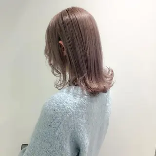 ミディアム カラー エフェクトブリーチ 🌟前澤啓太朗のヘアスタイル