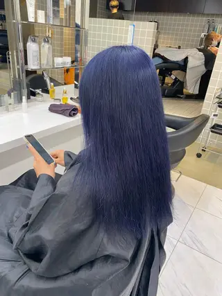 ロング カラー ヘアアレンジ キッズ TRU Shino🦋のマツエク・マツパデザイン