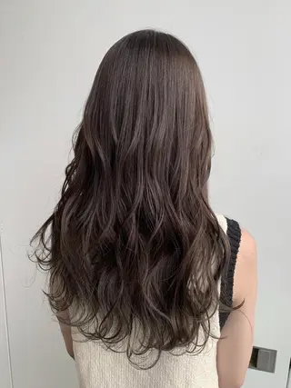 セミロング カラー 中塚 義人のヘアスタイル