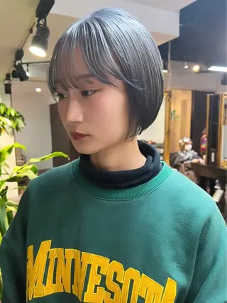 ショート カラー ハイトーン/ボブ 🎀sonokaのヘアスタイル
