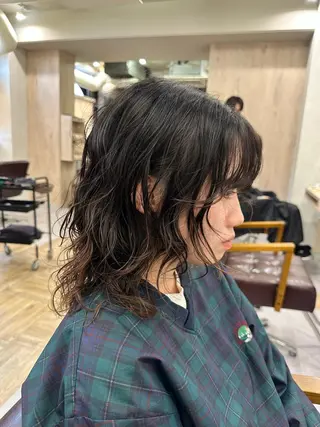 ミディアム 古川 宗永のヘアスタイル