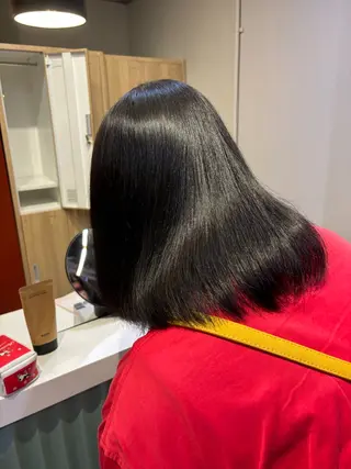 ミディアム カラー オリーブ🎶アッシュ グレージュちひろ🧸のヘアスタイル