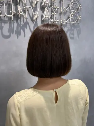 ショート 白髪染め 解決‼️のヘアスタイル