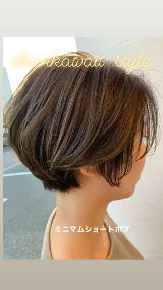 ショート カラー 川合 勇気のヘアスタイル