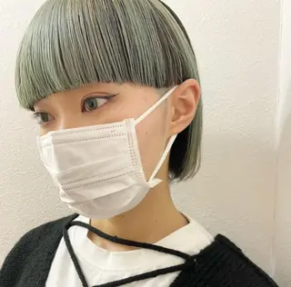 ショート カラー Maya川越/ エクステ/ハイトーンのヘアスタイル
