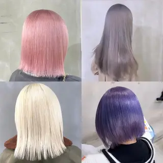 ミディアム カラー 渋谷🎨ブリーチ特化 ×エクステ🎨レンのヘアスタイル