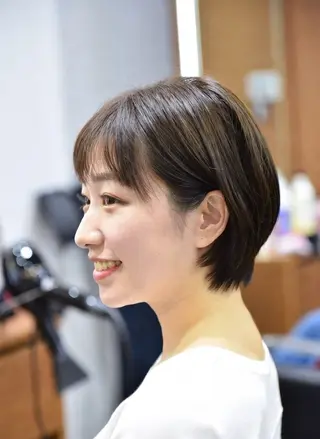 ショート 薮本 真優のヘアスタイル