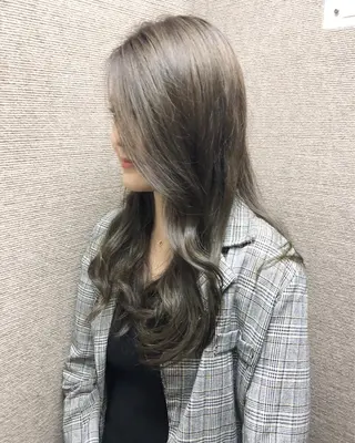 ロング カラー パーマ マンツーマン半個室 tamuraのヘアスタイル