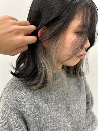 カラー 纐纈 大和のヘアスタイル