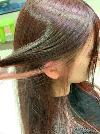 ロング カラー ０分パーマ/ メンズパーマ藤原海斗のヘアスタイル