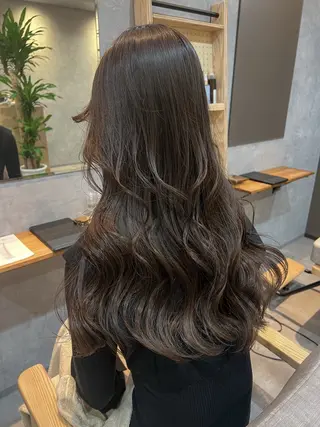ロング カラー 中村 ひなたのヘアスタイル