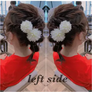 ミディアム ヘアアレンジ 韓国hair🦋 Nanaのヘアスタイル