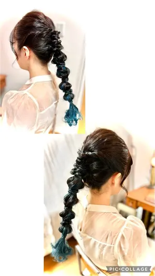 ロング ヘアアレンジ 橋口 由佳子のマツエク・マツパデザイン