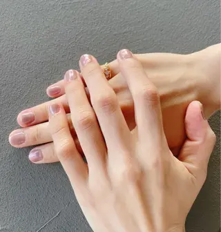 ネイル Melia by attrait🌿杏のネイルデザイン