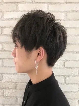 ショート カラー 似合わせ/小顔カット 🔷山方直也のヘアスタイル