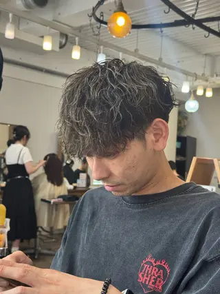ショート パーマ メンズ メンズ特化パーマ 美容師/小泉賢徒のヘアスタイル