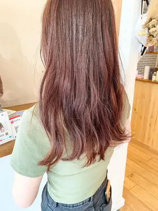 ロング カラー パーマ ヘアアレンジ メンズ キッズ ネイル マツエク・マツパ インナーカラー/ KANAのヘアスタイル