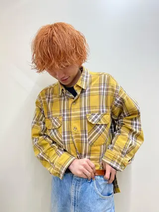 ショート カラー メンズ 村田 りょうやのヘアスタイル