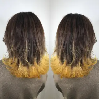 ミディアム カラー 大橋 輝久のヘアスタイル