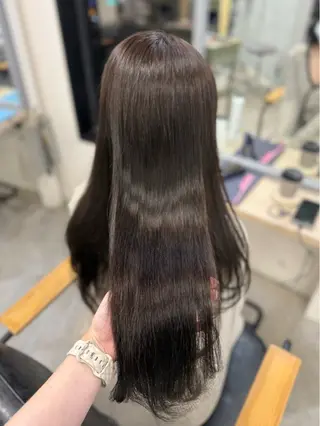ロング カラー ヘアアレンジ Himawari♡ 柔らかいカラーのヘアスタイル