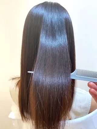 セミロング 🌈髪質改善/縮毛矯 正特化🌈鈴木一寿のヘアスタイル