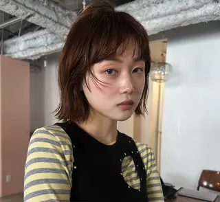 ショート カラー ヘアアレンジ 🎀suzuna 透明感colorのヘアスタイル