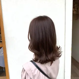 セミロング カラー 山本 知佳のヘアスタイル