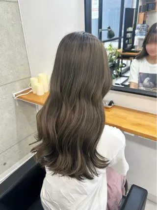 ロング カラー ヘアセット🎀透明感 カラーHiROEのヘアスタイル
