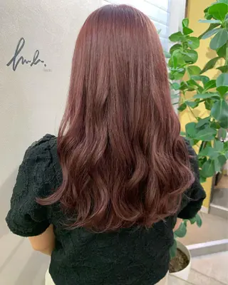 ロング カラー hub hair レイヤー/透明感のヘアスタイル