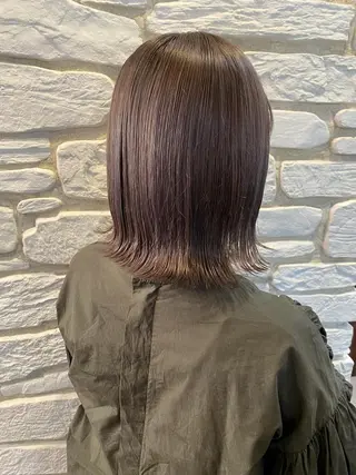 ミディアム カラー ヘアアレンジ 溝口 ひなこのマツエク・マツパデザイン