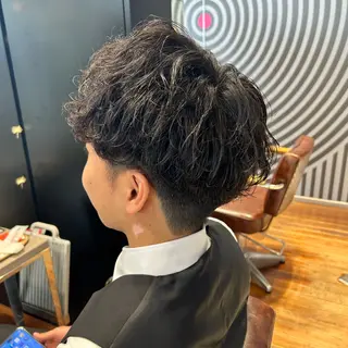 パーマ メンズ 波巻き/ツイスパ/ メンズ特化🐺米山歩のヘアスタイル