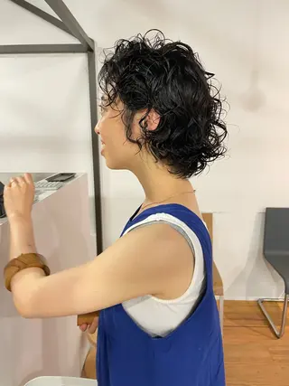 ショート パーマ 🌈前田 潤 /ショート/レイヤーのヘアスタイル