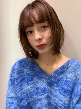ショート 柔らかいカラー🎀 rinaのヘアスタイル