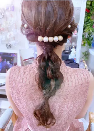 ヘアアレンジ ヘアセットサロン ココのヘアスタイル