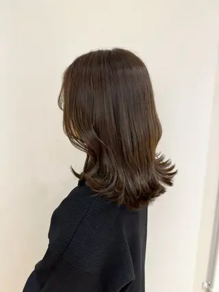 ミディアム カラー えんどう みほのヘアスタイル