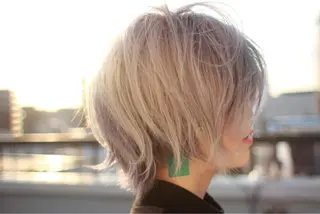 ショート カラー CoCooN 店長 さのえみのヘアスタイル