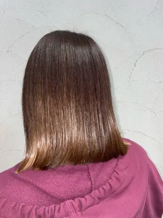 セミロング 大塚 友茉のヘアスタイル