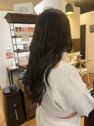 ロング カラー カラーモデル 募集🤍🌷yuraのヘアスタイル