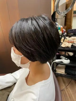 ミディアム 山本 純平のヘアスタイル