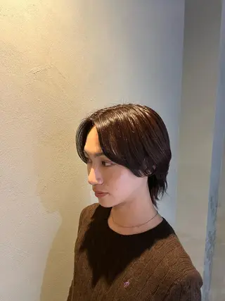 カラー yuto /ブリーチ /艶カラー/縮毛矯正のヘアスタイル