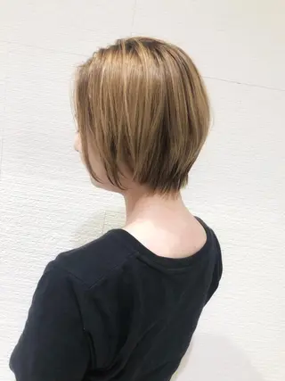 ショート 三鷹で1番ショート ボブをカットする新谷のヘアスタイル