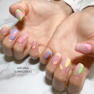 ネイル nail salon ラピスラズリのネイルデザイン