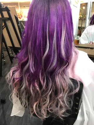 ロング カラー WEST OLAND 安藤のヘアスタイル
