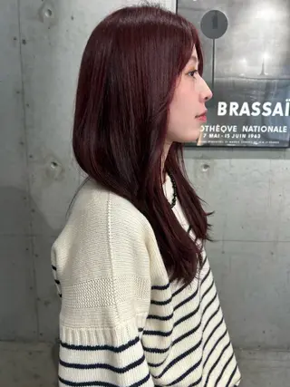 ロング カラー 鈴木 よつはのヘアスタイル
